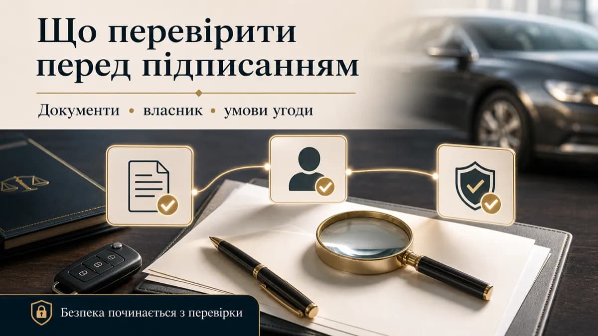 Нотариус Киев — оформление купли-продажи авто