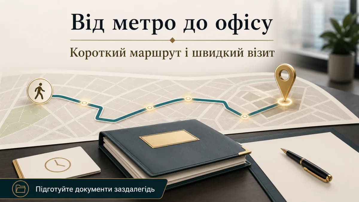 Notary Kyiv — office in Pechersk near Lybidska Metro