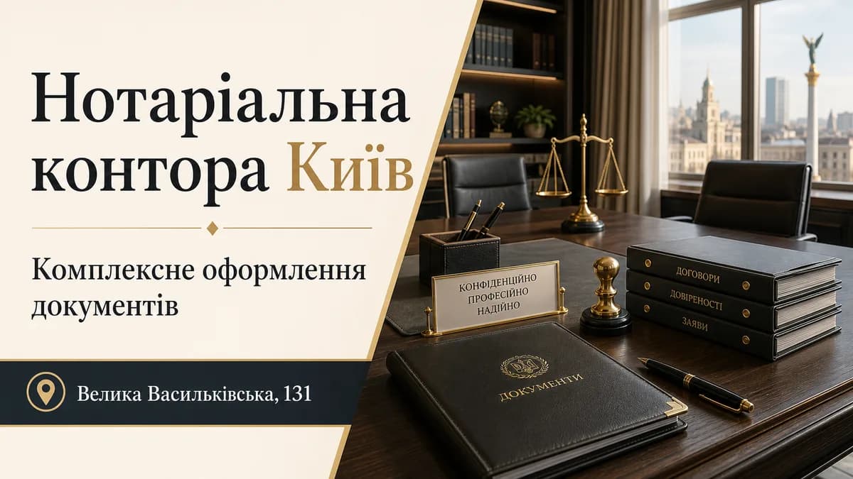 Сучасна нотаріальна контора в Києві