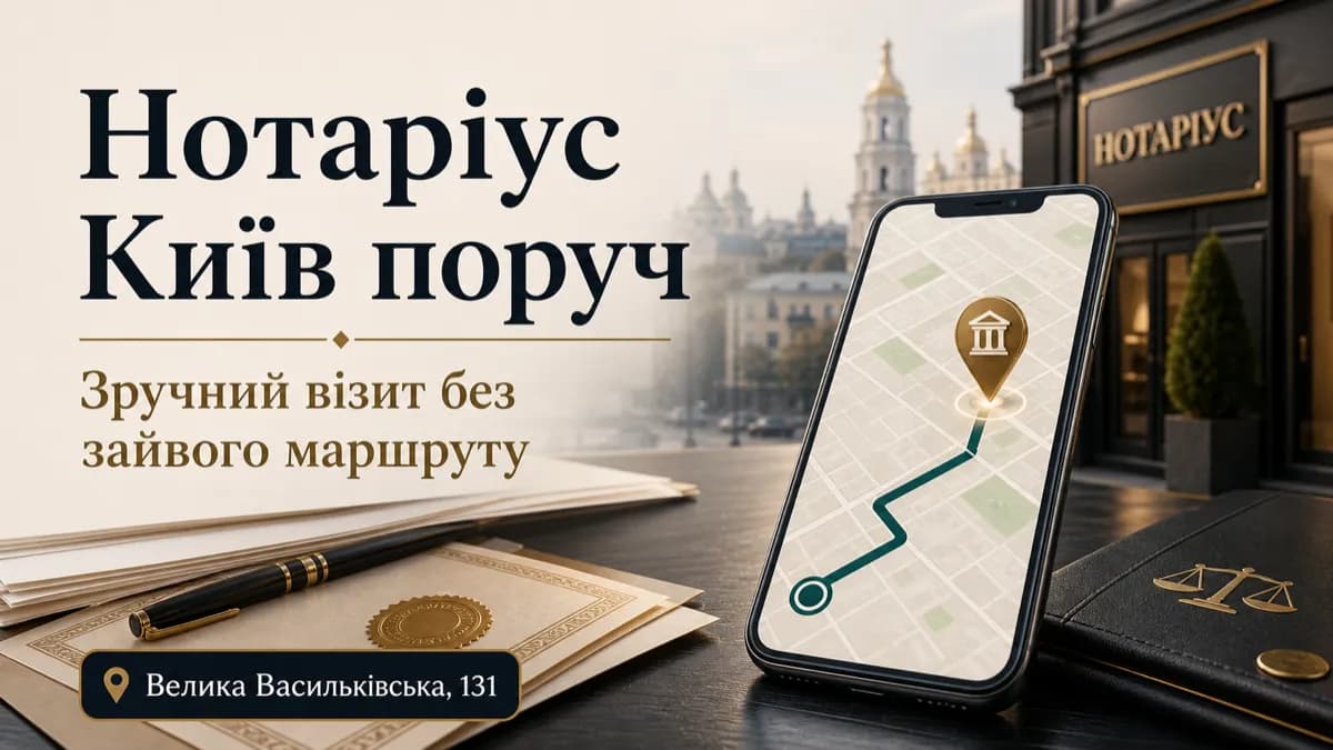 Современная нотариальная контора в Киеве на Печерске