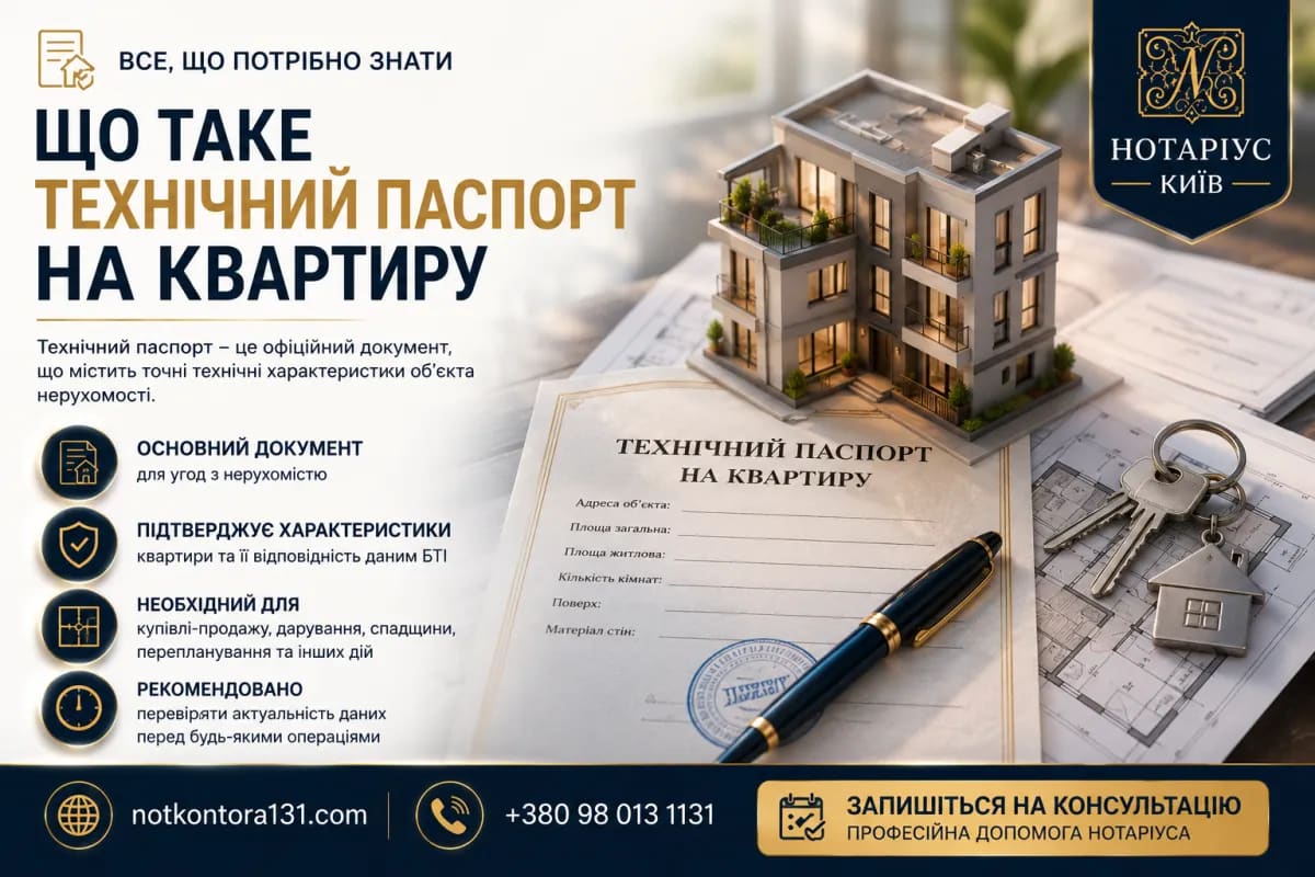 How to Draw Up a Will for an Apartment in Ukraine — article preview on notary website in Kyiv