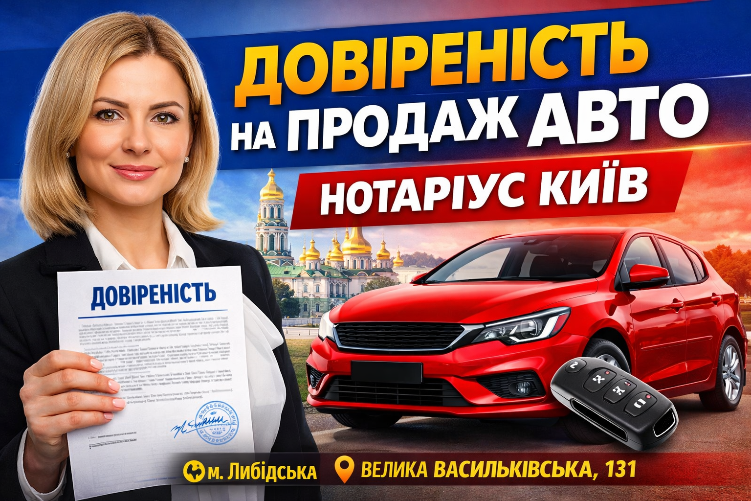 Power of attorney for car sale with a notary in Kyiv