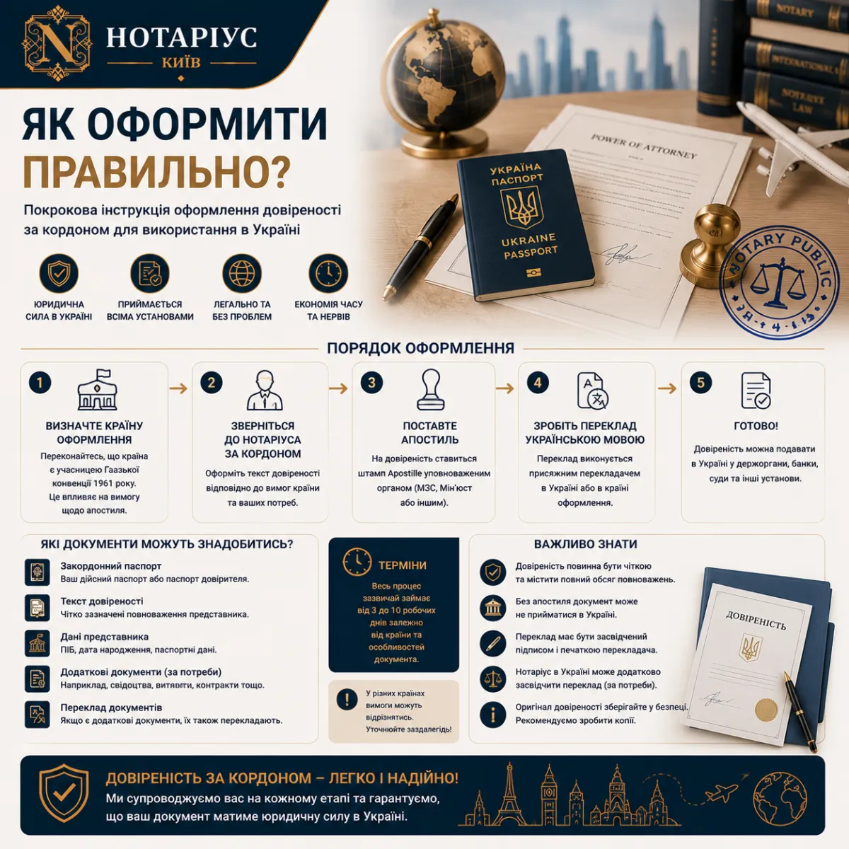 Getting an Apostille in Kyiv through a private notary