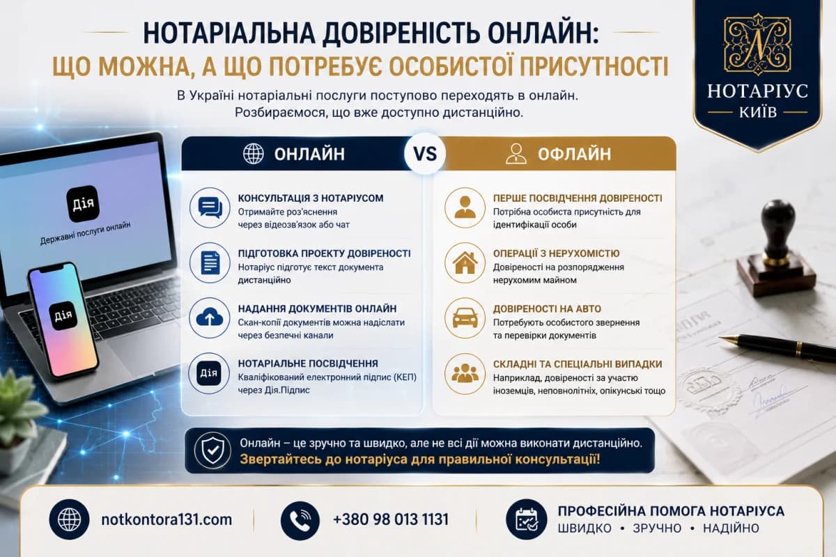 Консультация по наследству у нотариуса в Киеве