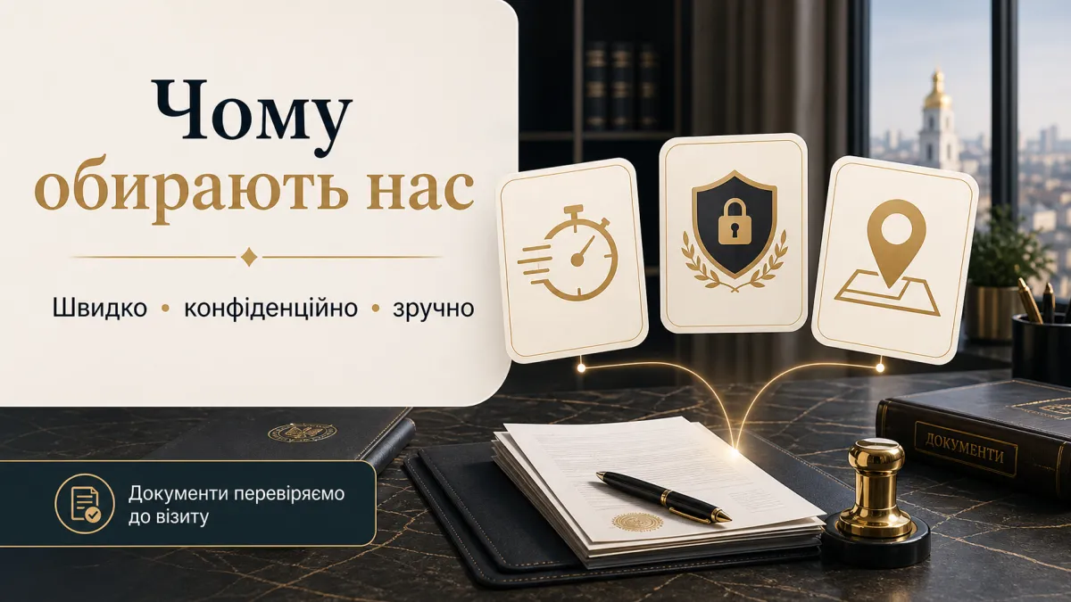 Notary nearby Kyiv — office on Velyka Vasylkivska