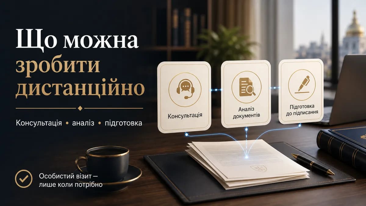 Нотариус онлайн в Киеве: Что можно оформить дистанционно в 2026 году?