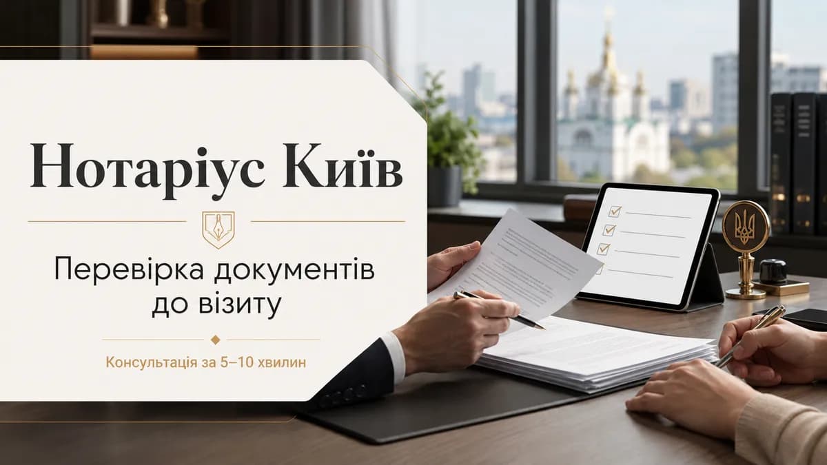 Консультация нотариуса в Киеве — офис на Печерске