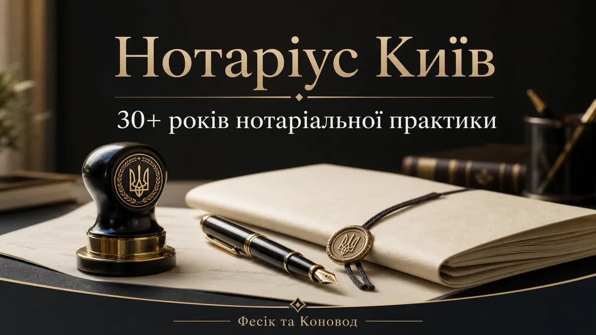 Нотариус Киев (2026): Премиальные юридические услуги и абсолютная безопасность ваших сделок