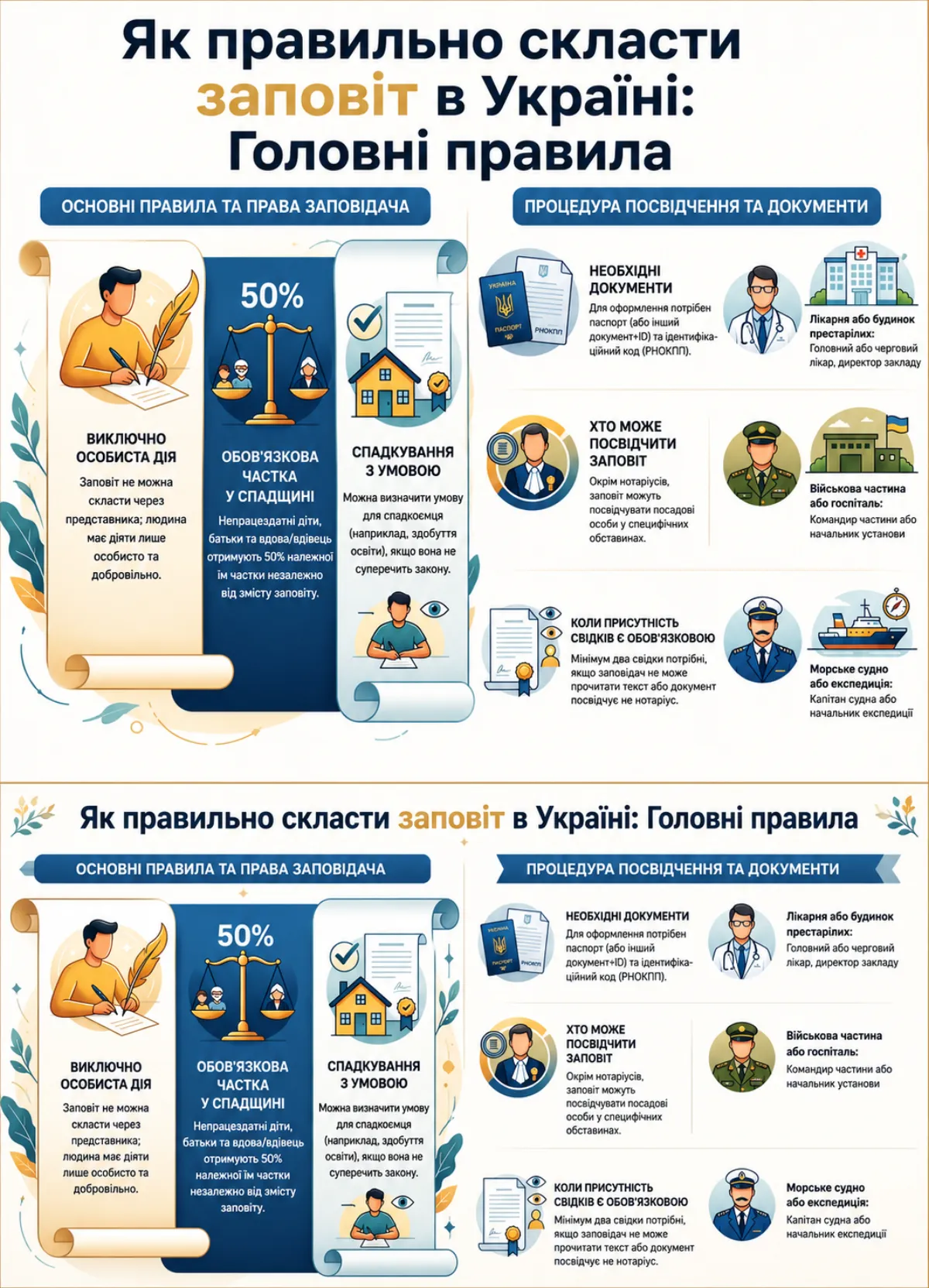 Нотариус оформляет завещание