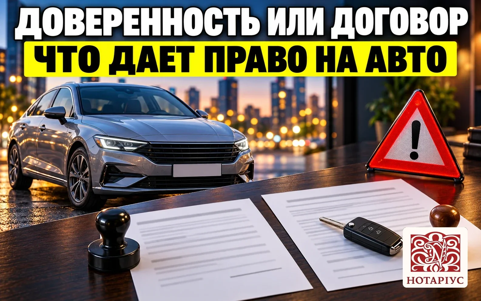 Генеральная доверенность на авто дает представительство, а право собственности — только договор