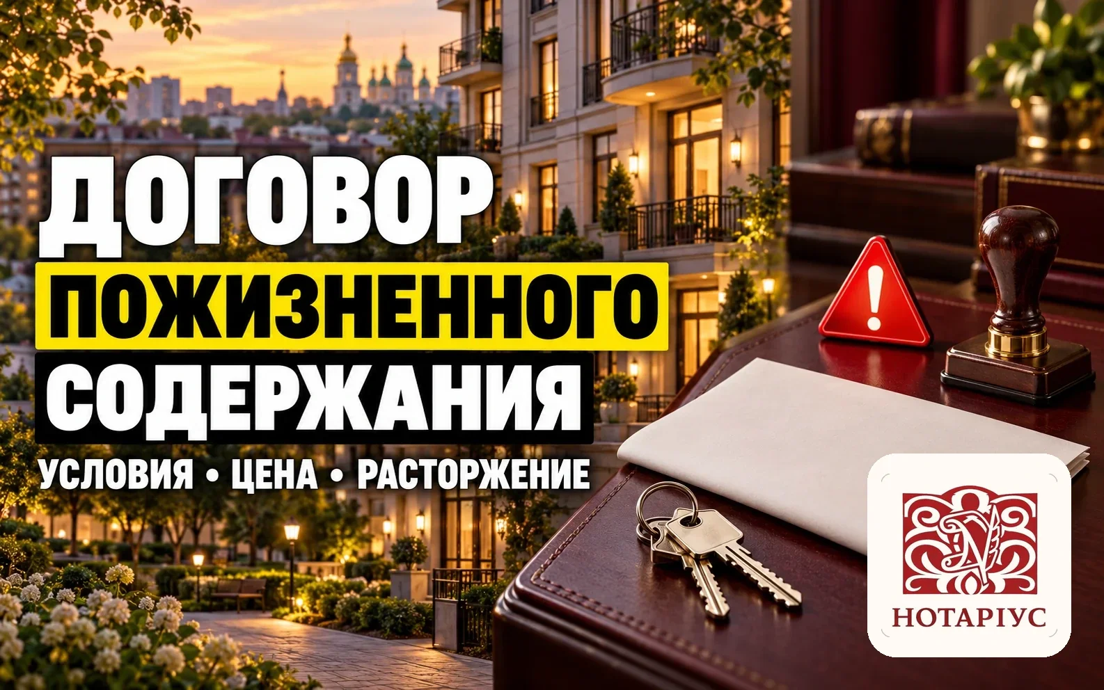 Договор пожизненного содержания: обложка материала об условиях, цене и расторжении