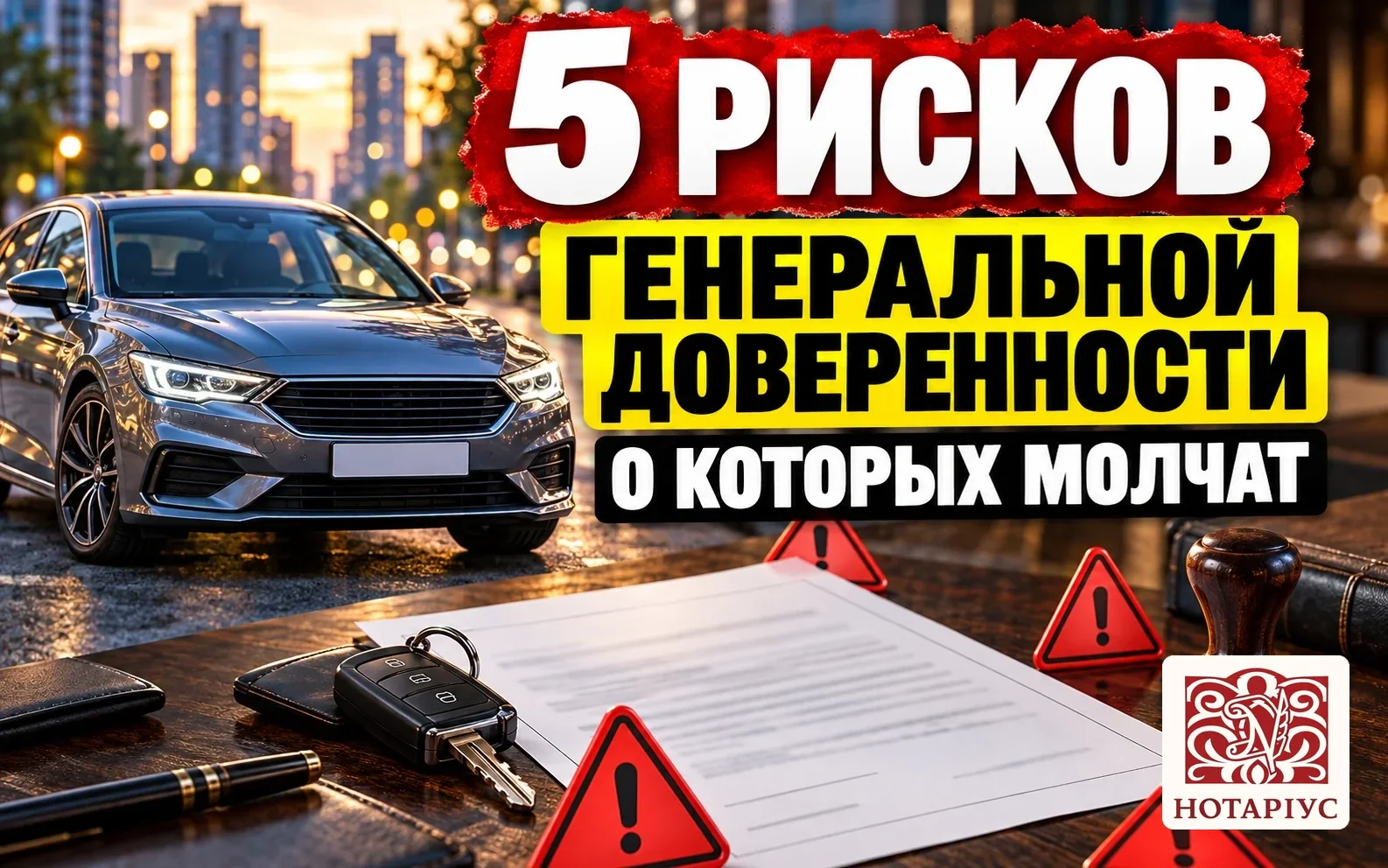 Пять главных рисков генеральной доверенности на авто в 2026 году