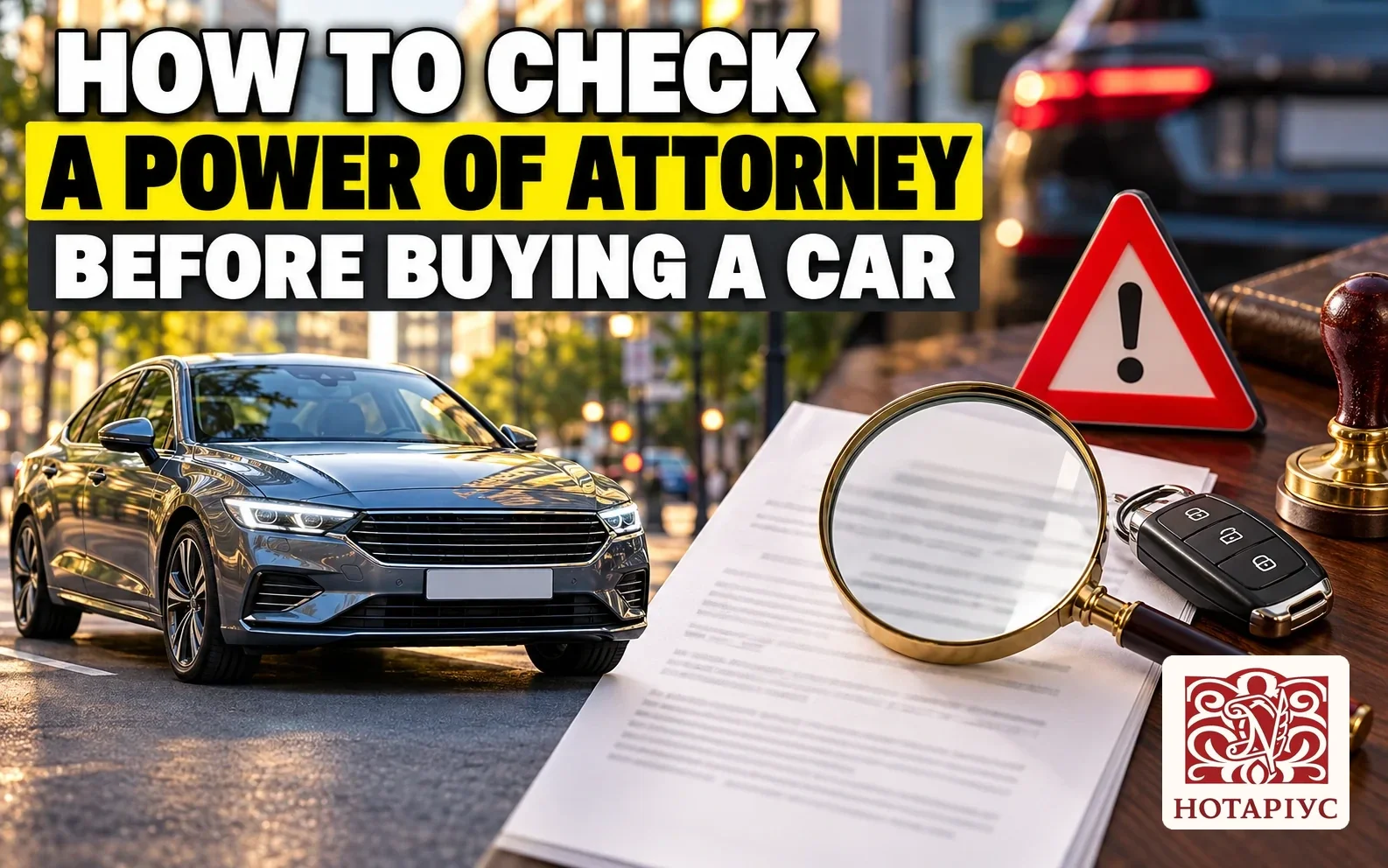 How to check a power of attorney for a car before buying it