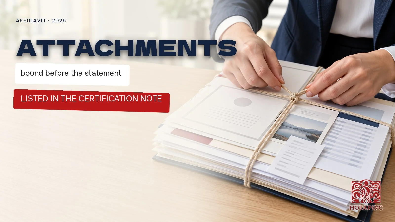 Attachments are bound before the statement