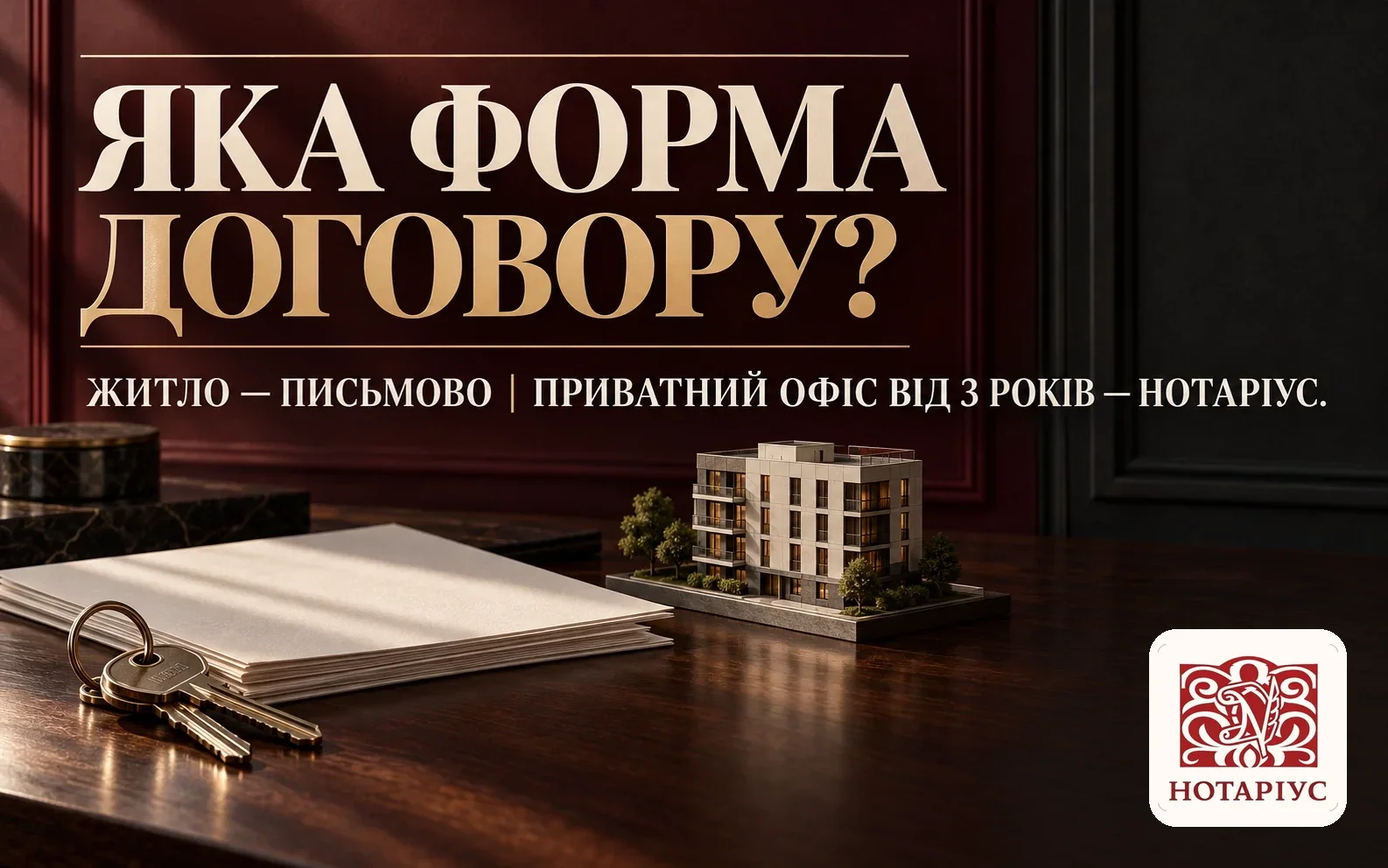 Форма договору оренди: письмова і нотаріальна
