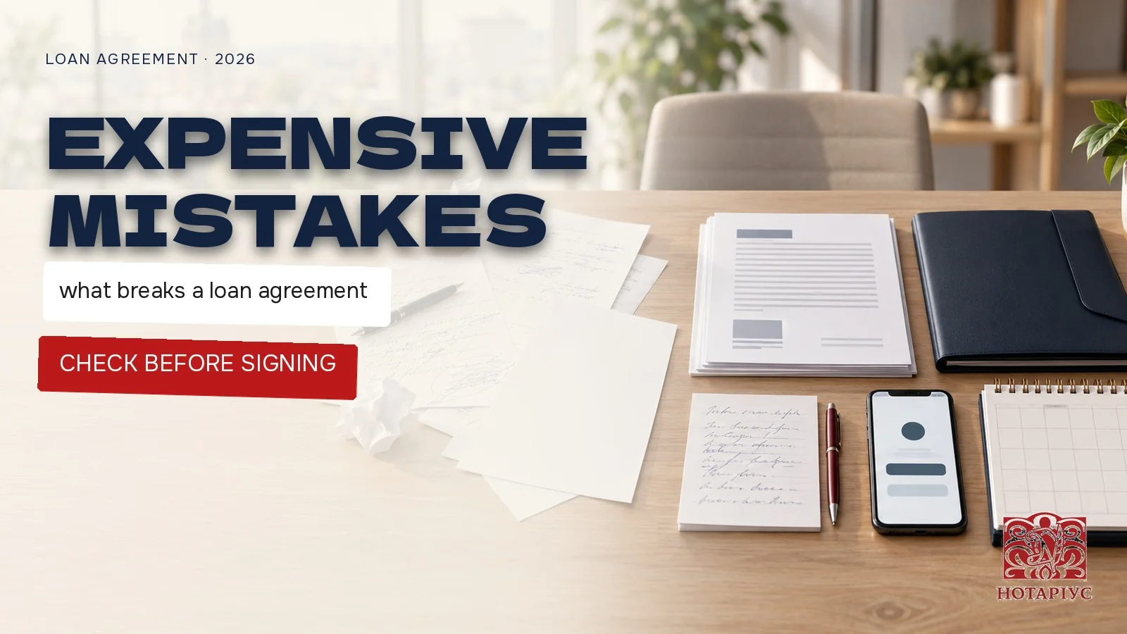 Costly mistakes in a loan agreement