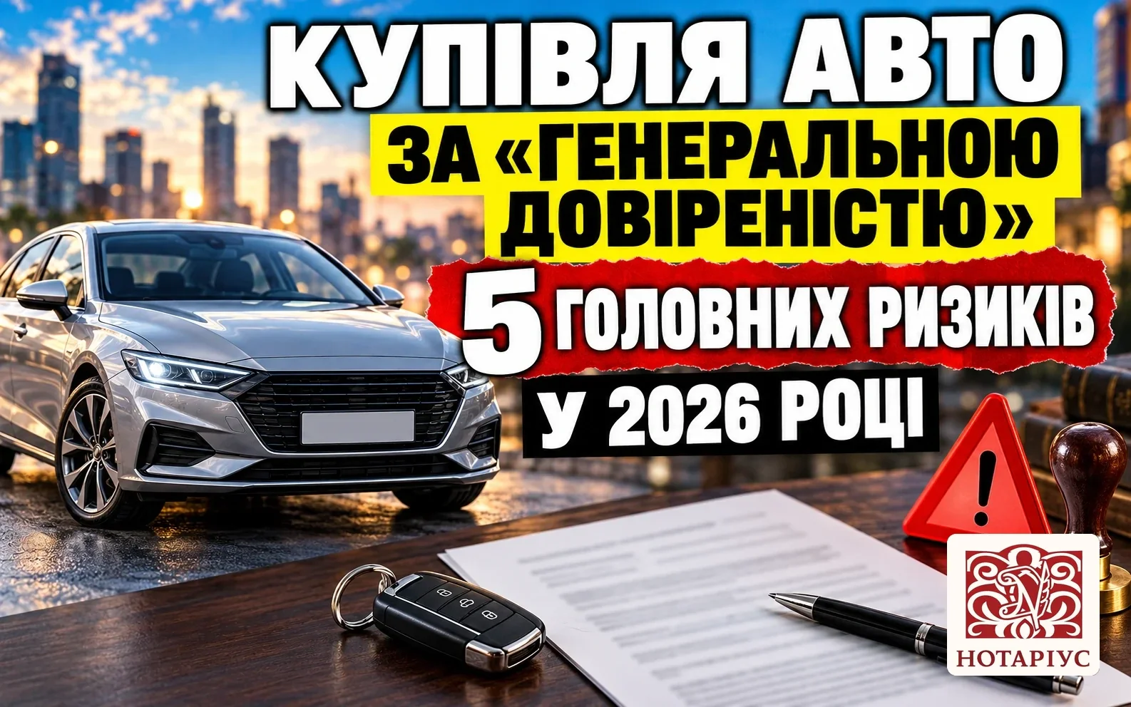 Купівля авто за генеральною довіреністю: міфи, ризики та правова реальність 2026 року