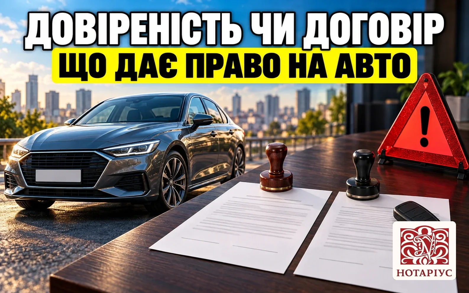 Генеральна довіреність на авто дає представництво, а право власності — лише договір
