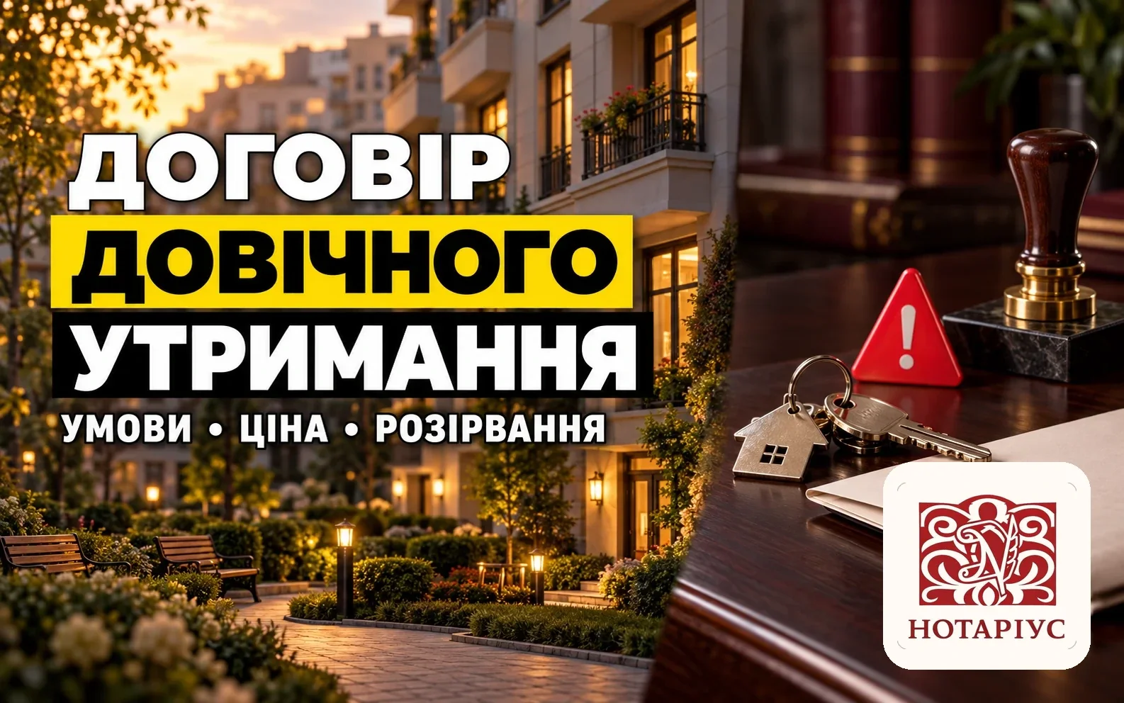 Договір довічного утримання: обкладинка матеріалу про умови, ціну та розірвання