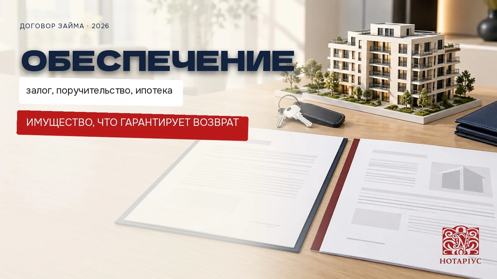 Обеспечение займа: залог, поручительство и ипотека